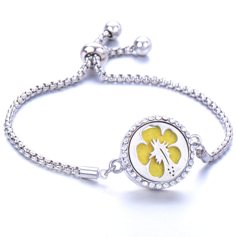 Essential oil diffusion bracelet