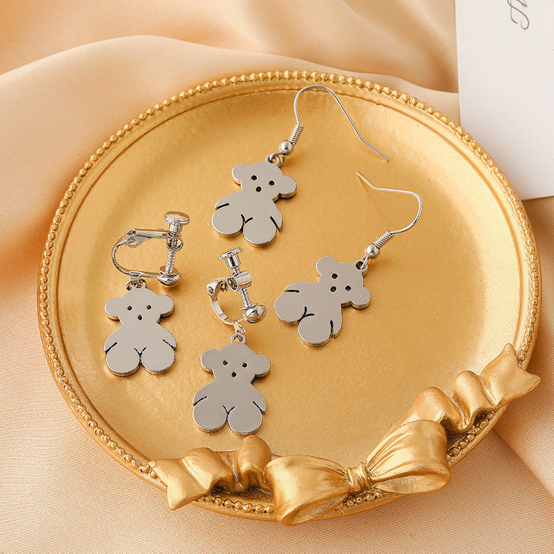 Temperament Earrings Tide Ear Hook Ear Clip Without Pierced Female