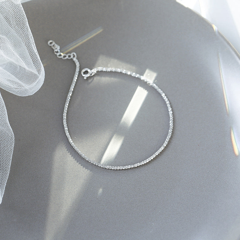 Sterling Silver Bracelet Female Gypsophila Sexy Forest Jewelry