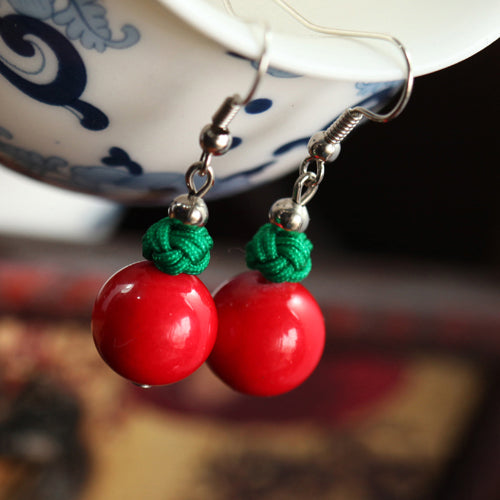 Ethnic style retro earrings