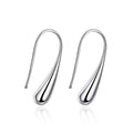 Women's Silver Water Drop Ear Hook