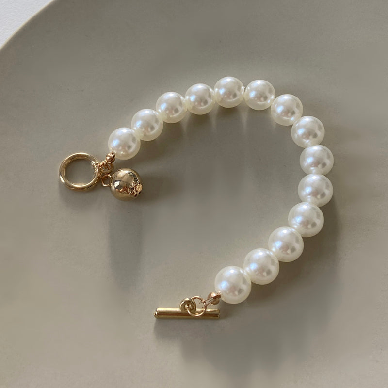 Bohemian Gold Beads Pearl Bracelets for Women Fashion Multilayer Beaded Chain Bracelets Bangle Charm Bracelet Jewelry Punk