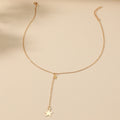 Retro Tassel Star Necklace Ins Cold Wind Simple Temperament