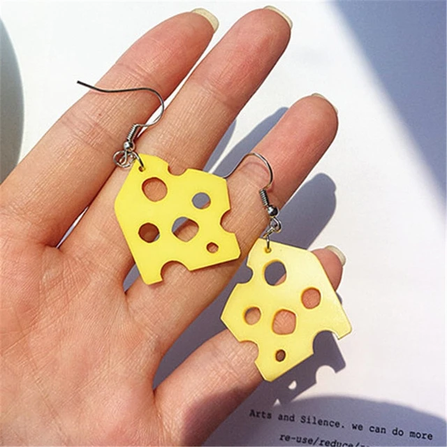 Cheese Drop Earrings