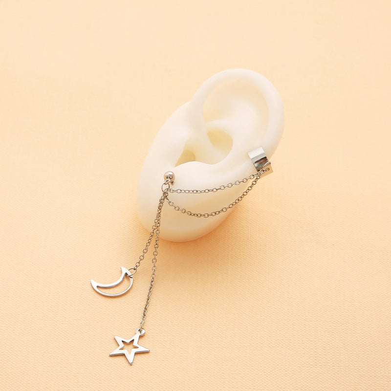 The New Non-pierced Ear Clip Creative Retro Simple Alloy