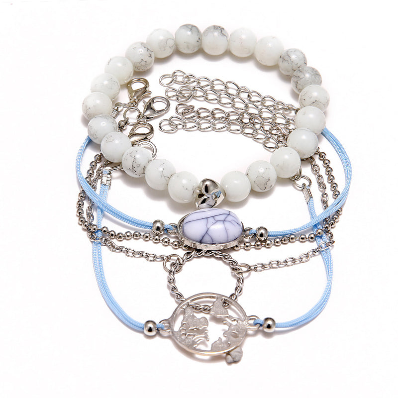 Love beads five-piece bracelet