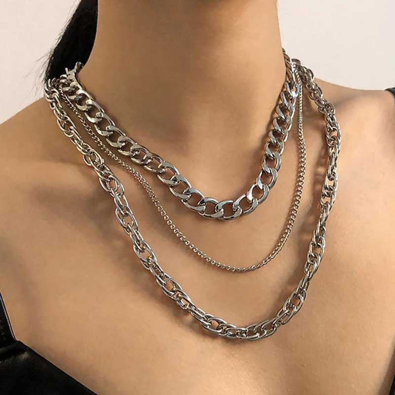 Hip Hop Exaggerated Thick Chain Cool Handsome Girl Clavicle Chain