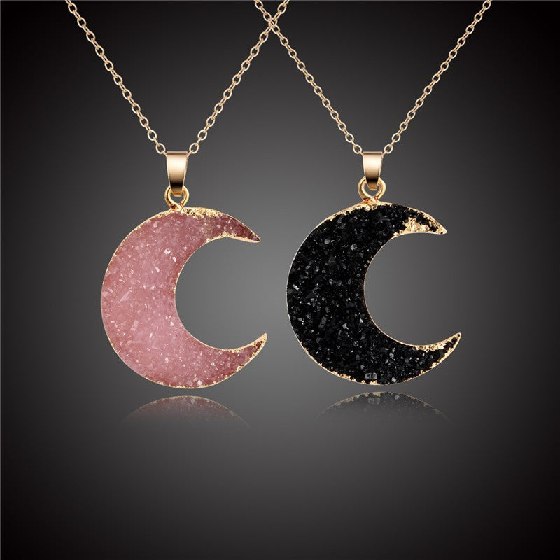 Moon Necklace Sweater Chain Pendant Foreign Trade Necklace