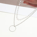 Women's Niche Pearl Necklace Lace Clavicle Chain