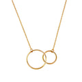 Women's Sweater Chain Double Circle Fashion Necklace