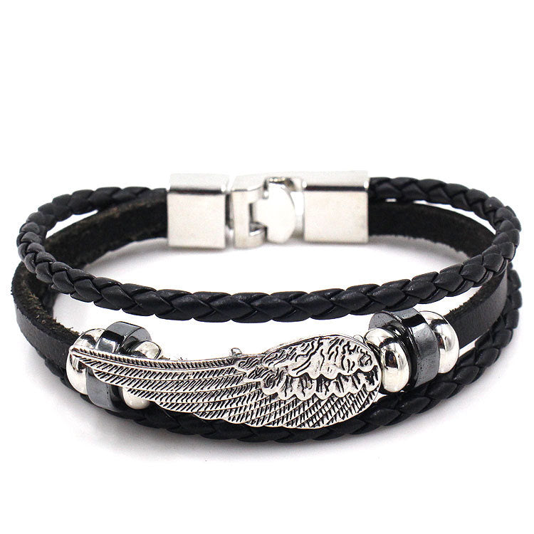 Cowhide Vintage Men's Leather Bracelet