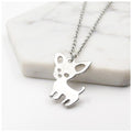 Fashion Pet Dog Necklace Love Dog Pendant