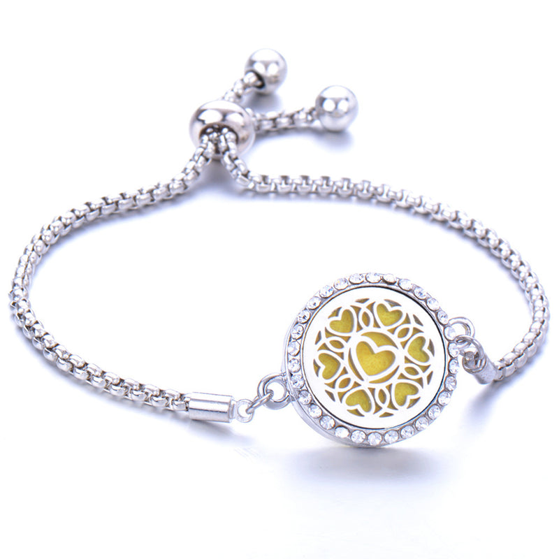 Essential oil diffusion bracelet