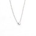 Petite short star pendant necklace