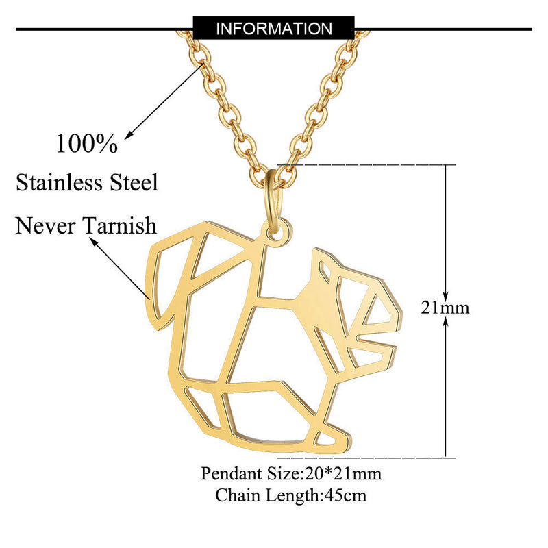 Fashion personality stainless steel animal jewelry