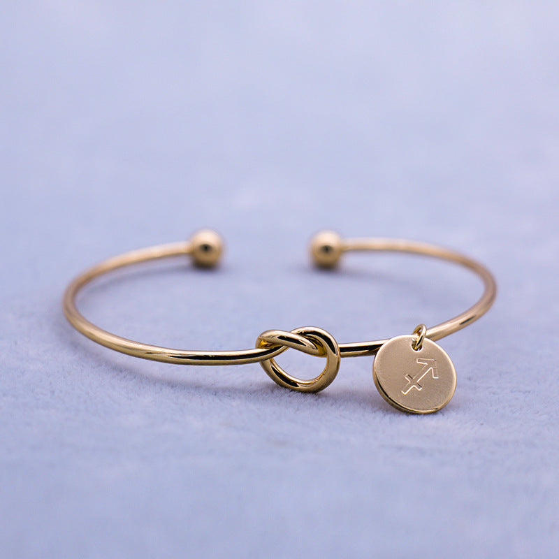 Twelve Constellation Couple Bracelet