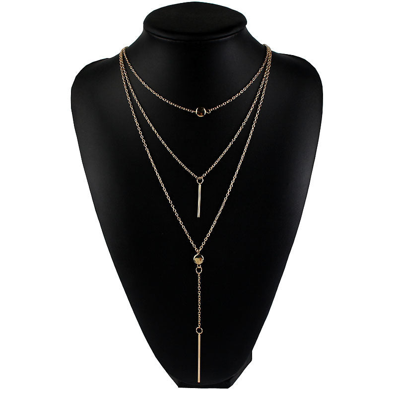 Clavicle chain short necklace pendant sweater chain