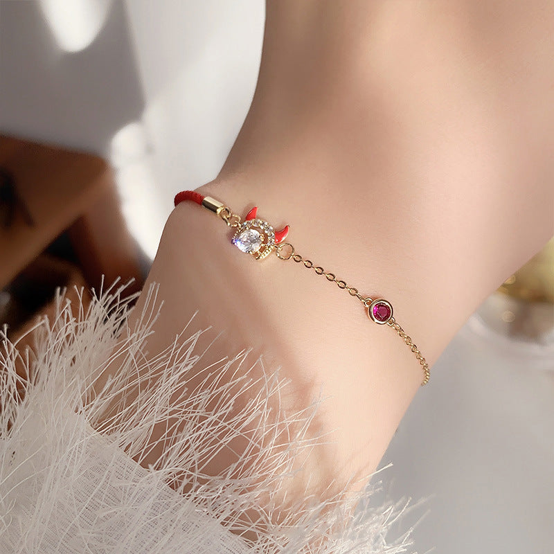 Year Of The Ox Transshipment Red String Bracelet
