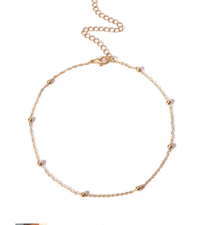 Joker copper beads street shot multilayer necklace