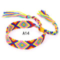 Colorful cotton hand-woven bracelet