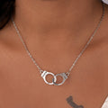 Simple fashion handcuff necklace