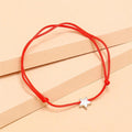 Personalized Hand-Knotted Woven Five-Pointed Star Bracelet