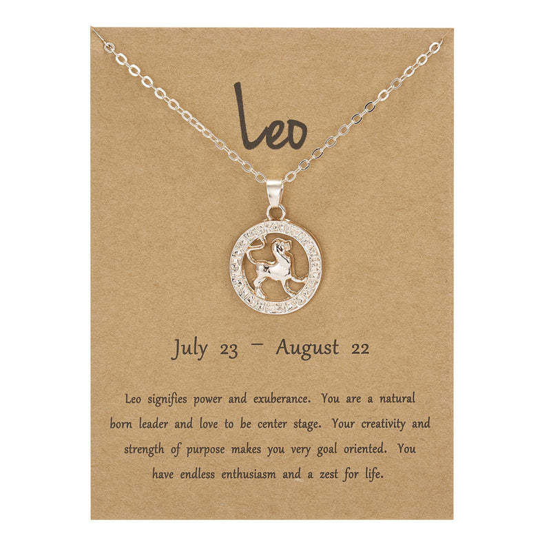 Rose Gold Round Cutout Animal Edition Twelve Constellation