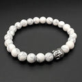 Popular Buddha Head Bead Stone Bracelet