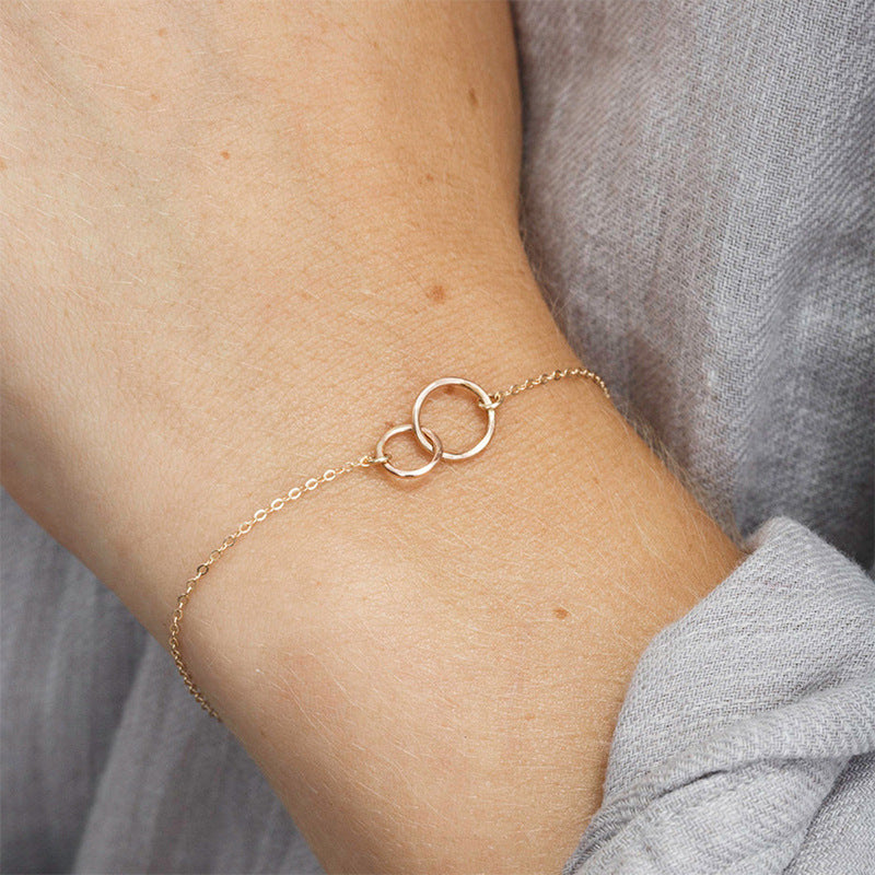 Stainless steel 8 - word bracelet bracelet