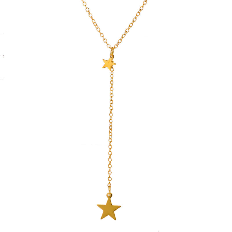 Retro Tassel Star Necklace Ins Cold Wind Simple Temperament