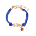 Hollow pineapple letter double bracelet