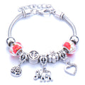 Zinc Alloy Openable Diamond Round Bead Bangle