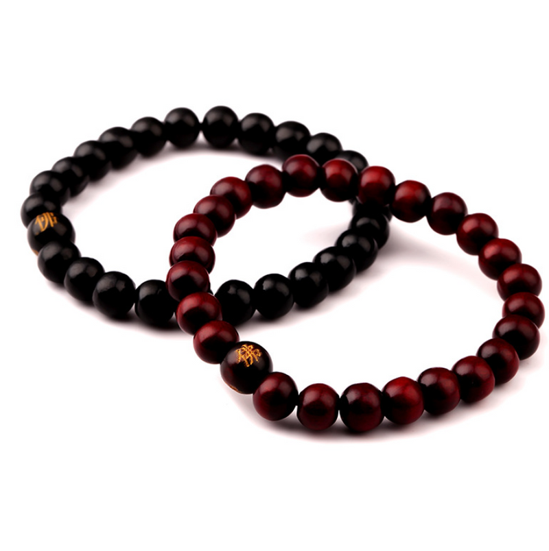 wooden beads bracelet