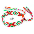 Colorful cotton hand-woven bracelet