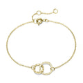 Stainless steel 8 - word bracelet bracelet