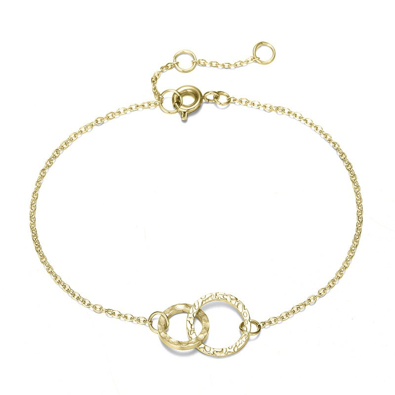 Stainless steel 8 - word bracelet bracelet