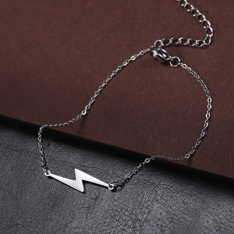 Stainless Steel Lightning Bracelet Necklace