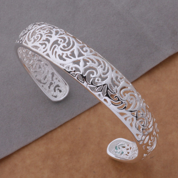 Swirling Hollow Bangle