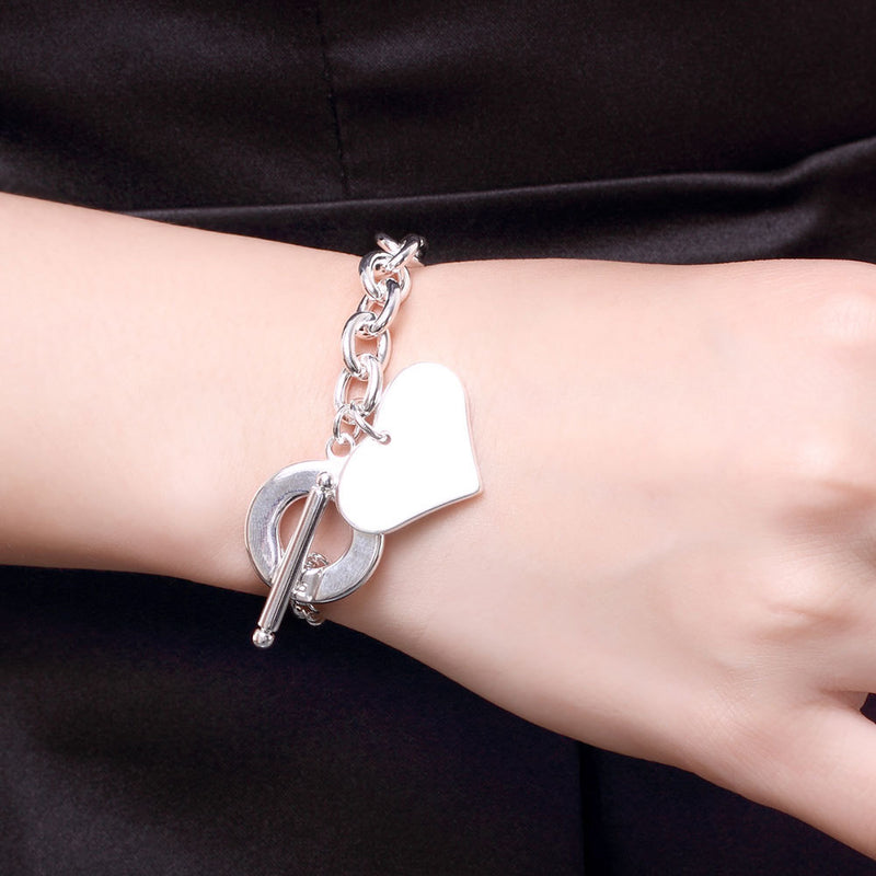 Korean version silver-plated bracelet