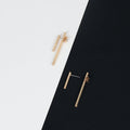 Minimalism Gold Silver Punk Simple Bar Earrings For Women Geometry Ear Earrings Fine Jewelry