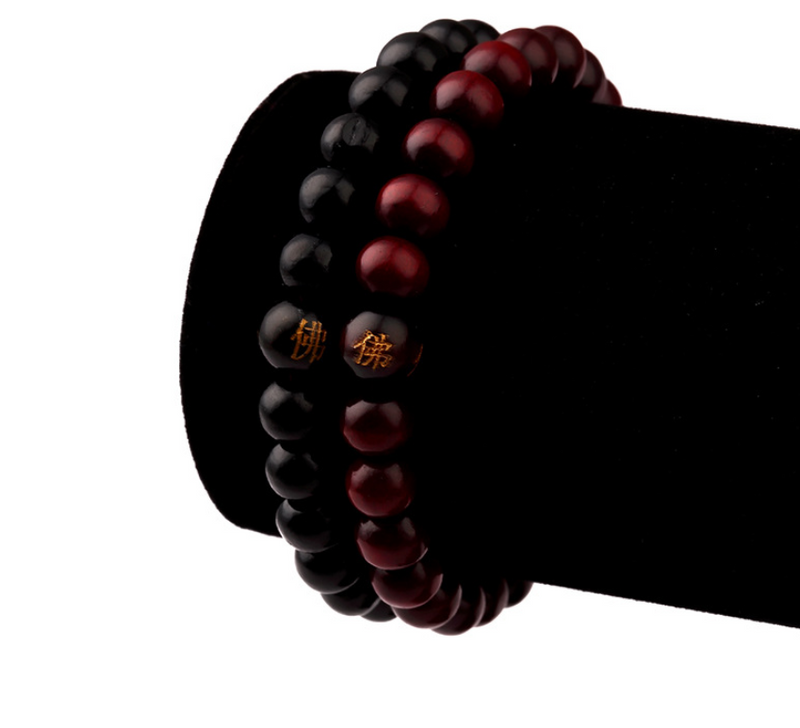 wooden beads bracelet