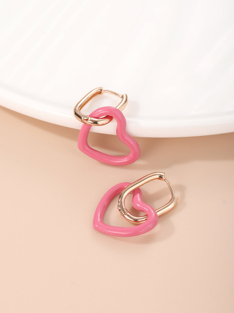 Fashionable Simple Metal Temperament Earrings