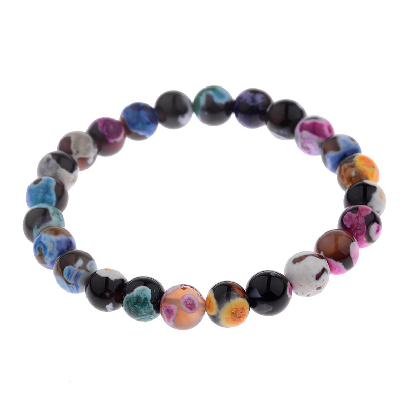 Fashion Natural Colored Stone Men's and Women's Bracelets