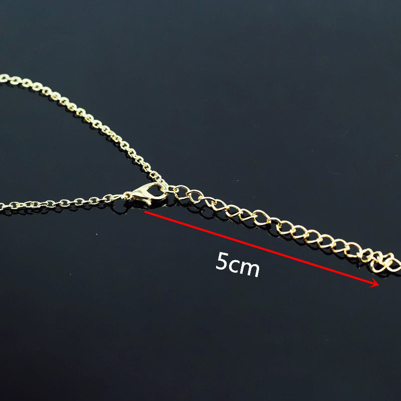 Simple Temperament lady Metal Clavicle Chain