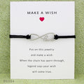MAKE A WISH Blessing Card infinity wish Bracelet
