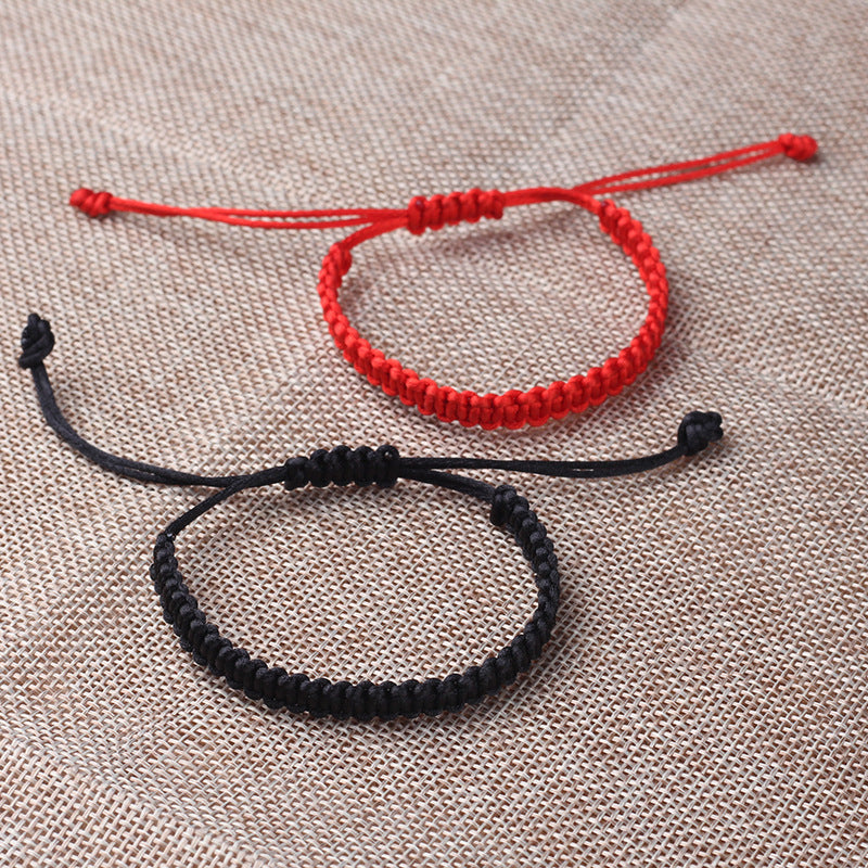 Chinese Red Knots String Bracelet