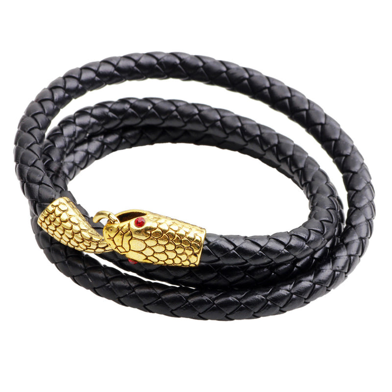 Fashion Multi-layer Winding Snake Head Bracelet