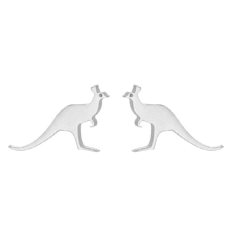 New Style Earrings Stainless Steel Plating Simple Cat Dolphin