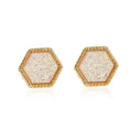 Female Symphony Hexagon Star Earrings