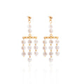 Baroque Fashion Pearl Tassel Earrings Temperament